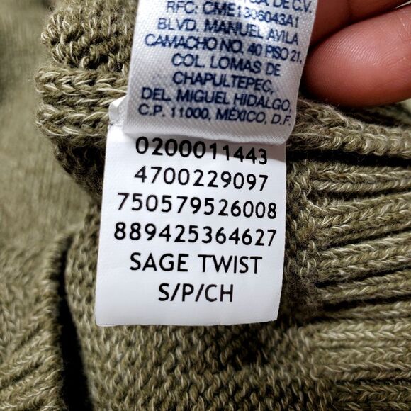 CHAPS Men's Quarter Zip Henley Long Sleeves Sweater in Size S - Picture 4 of 9